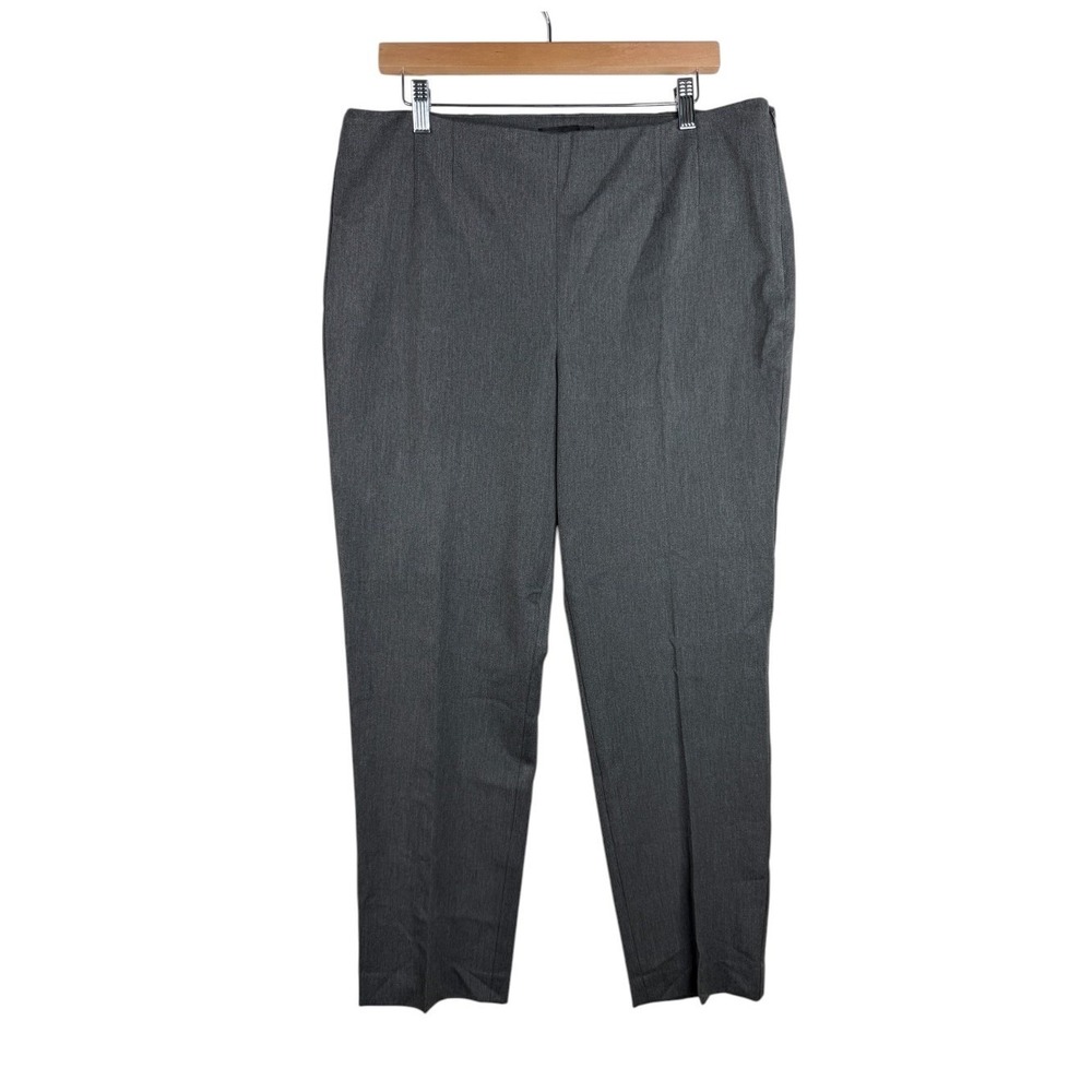 NWT Talbots Women's Straight Leg Side Zip Office Dress Pants size 14 Gray